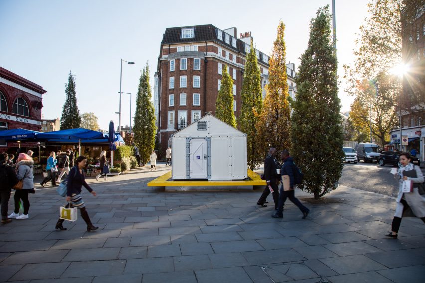 Design Museum installs Ikea Shelter