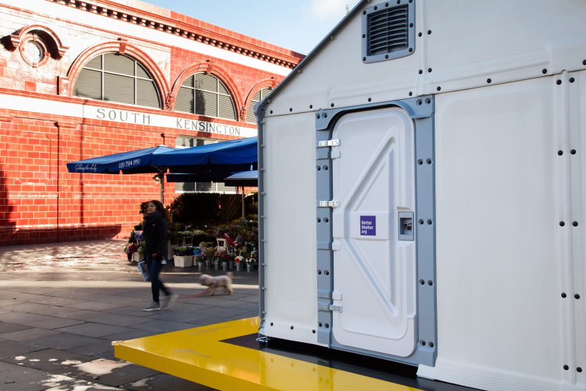 Design Museum installs Ikea Shelter