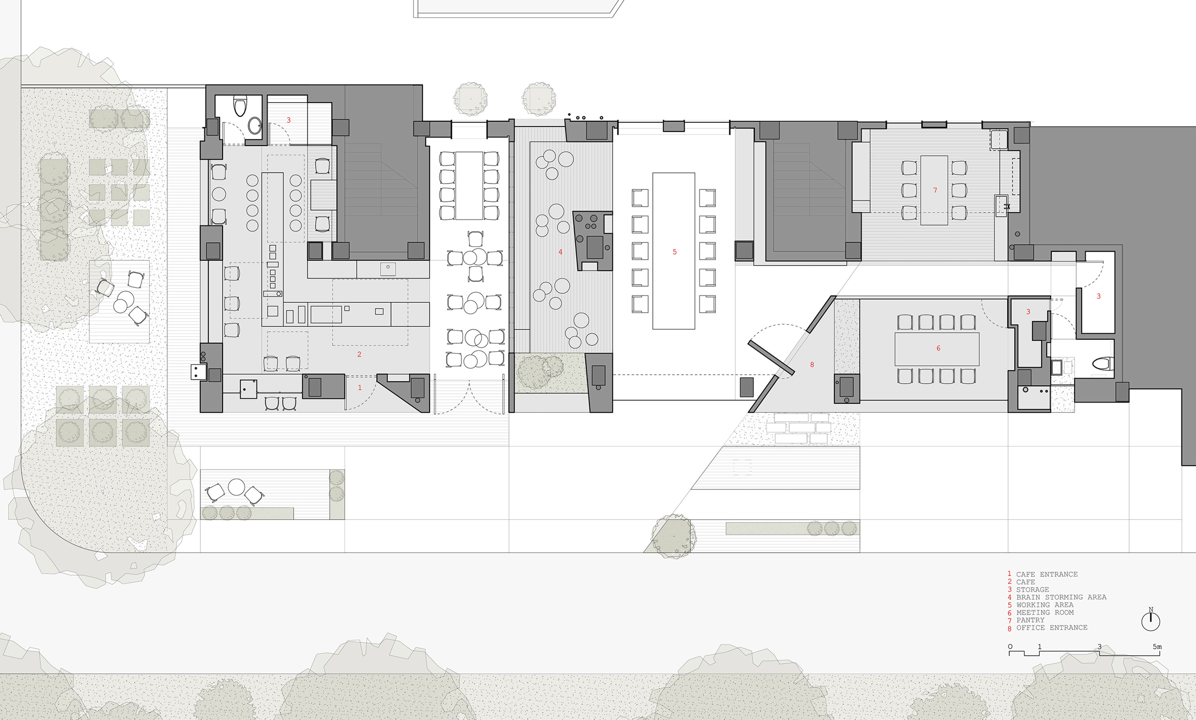 In and between boxes by Lukstudio