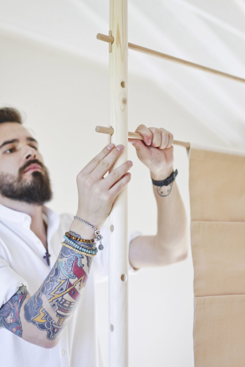 Itaca nomadic furniture by Elena Bompani