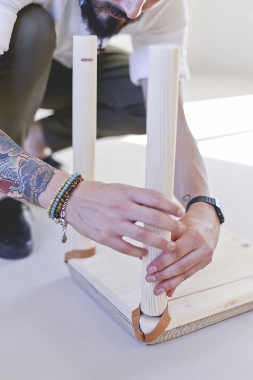 Itaca nomadic furniture by Elena Bompani