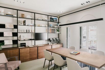 Laufen showroom in Madrid by Patricia Urquiola