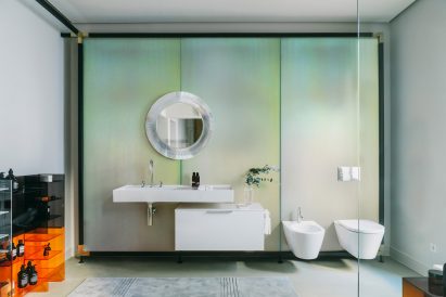 Laufen showroom in Madrid by Patricia Urquiola