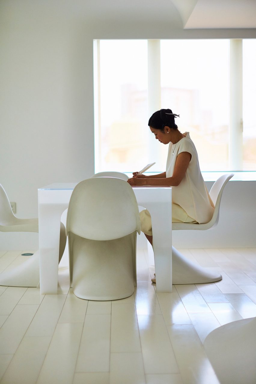 Moriko Mori's studio