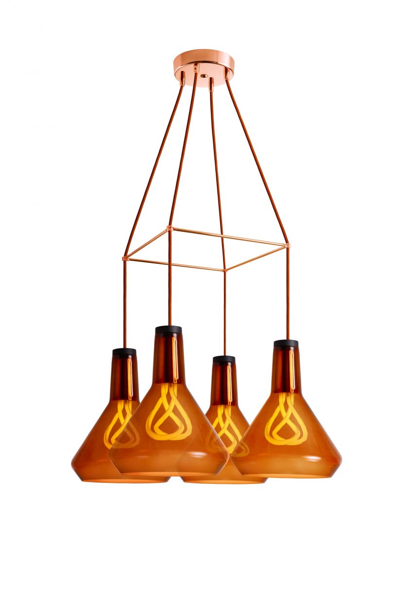 Modular chandelier by Plumen