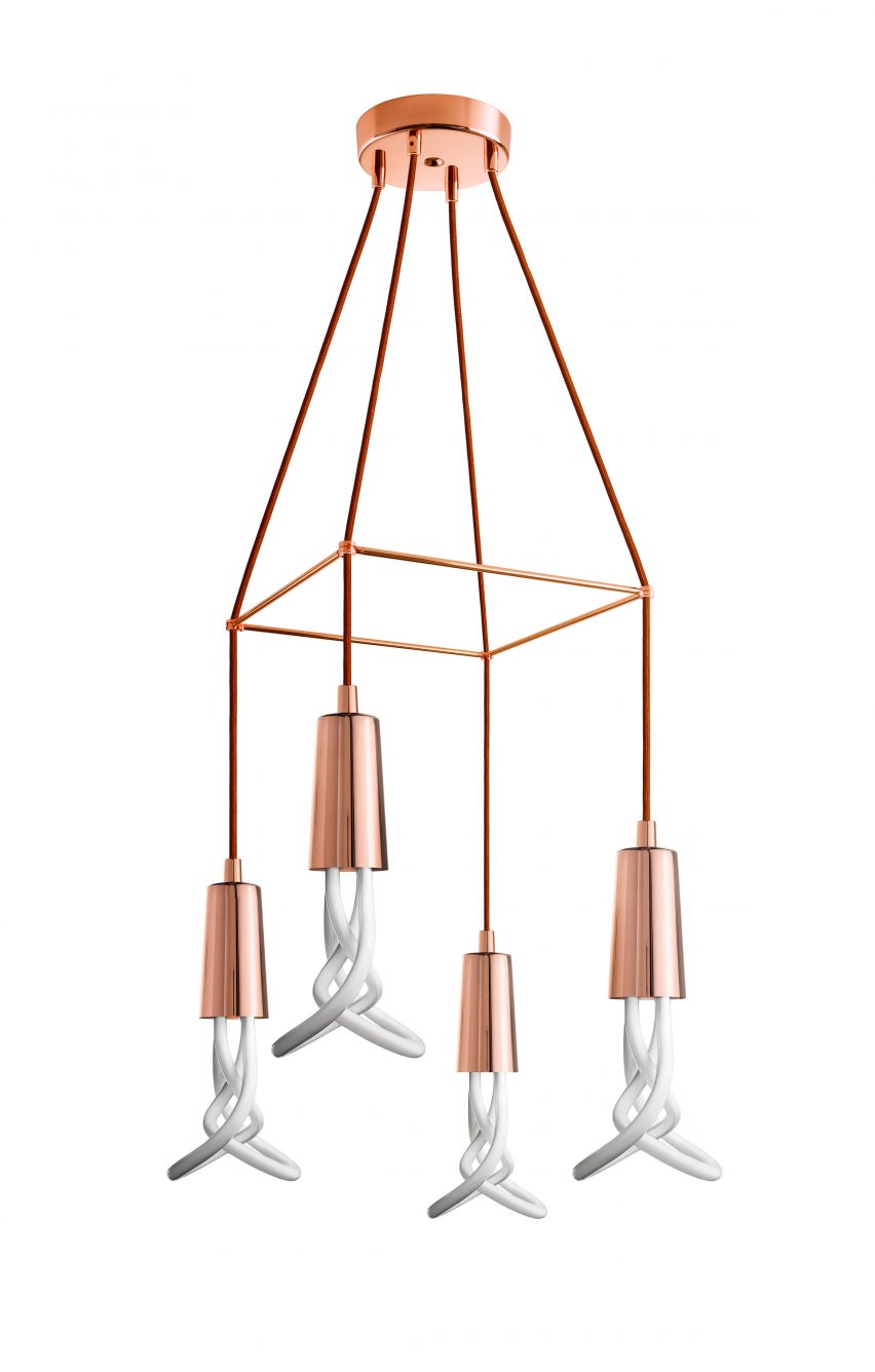 Modular chandelier by Plumen