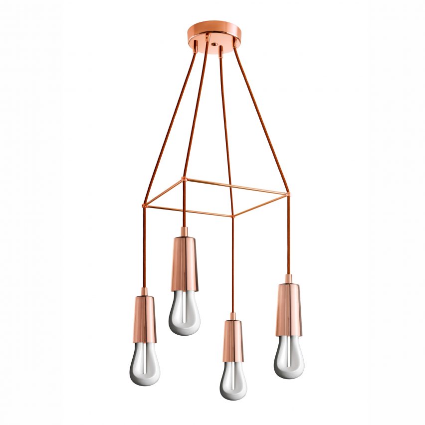 Modular chandelier by Plumen