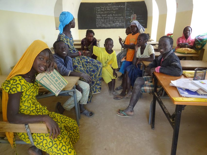 A literacy centre built using the Nubian Vault technique