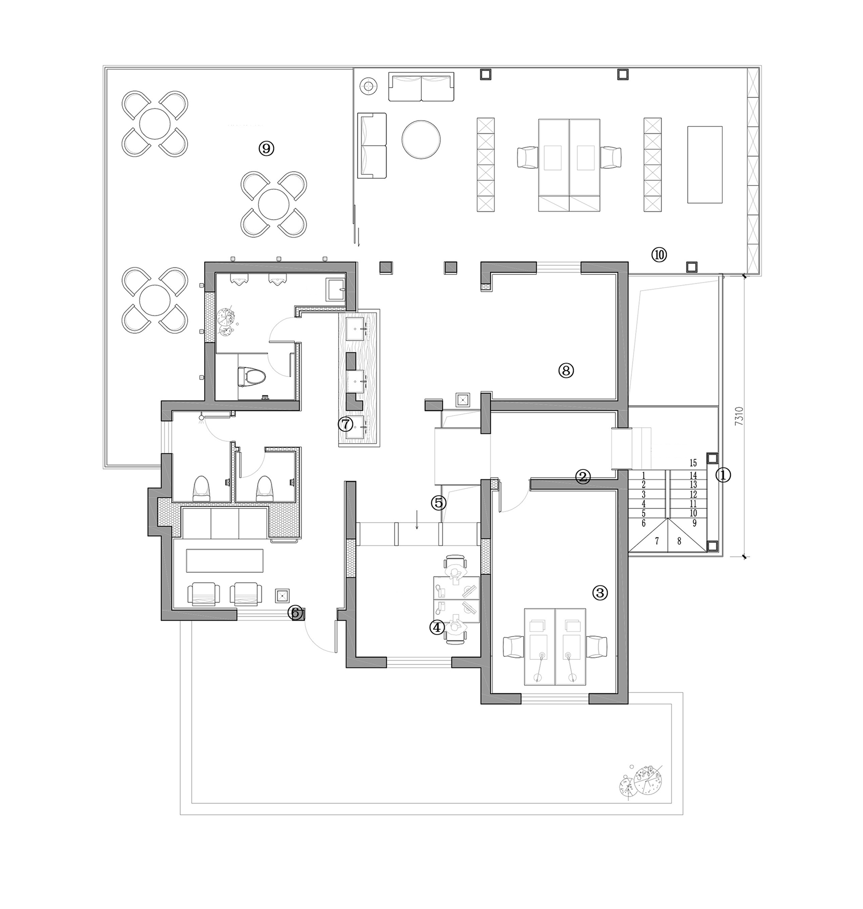 Office design for Blue Moon Films - A Line between Time