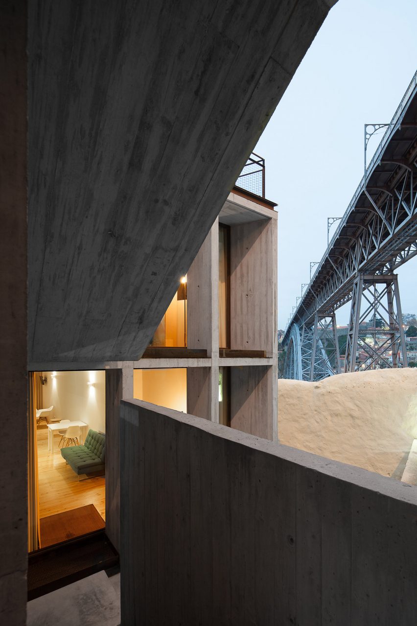 Oh Porto apartments by Nuno Sousa Melo and Hugo Ferreira Architects