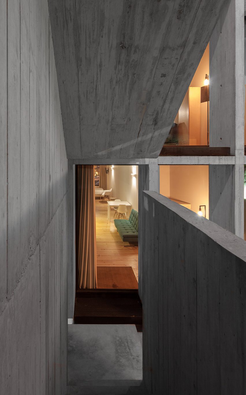 Oh Porto apartments by Nuno Sousa Melo and Hugo Ferreira Architects