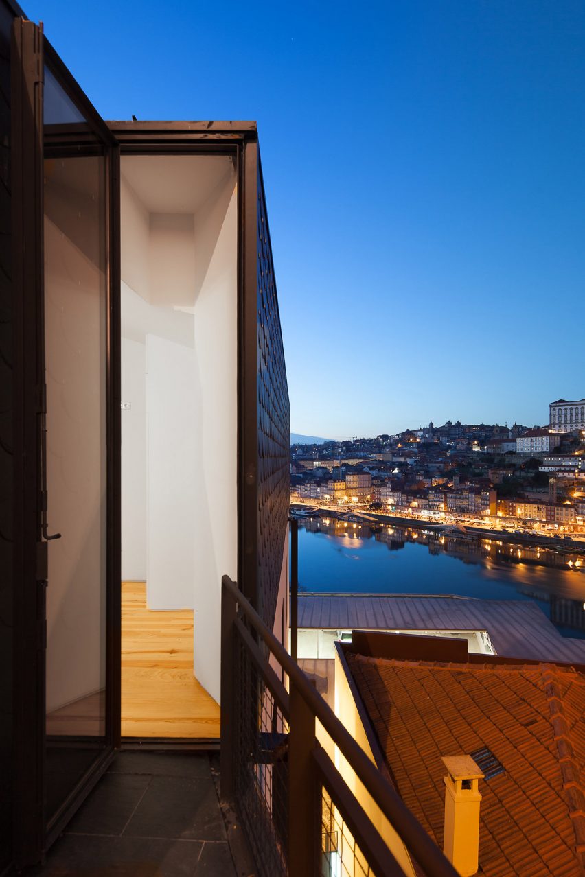 Oh Porto apartments by Nuno Sousa Melo and Hugo Ferreira Architects
