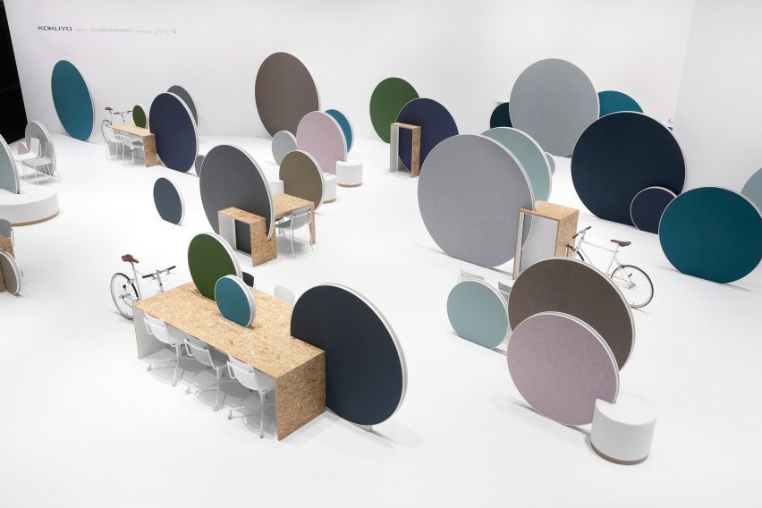 Rolling workspace by Nendo