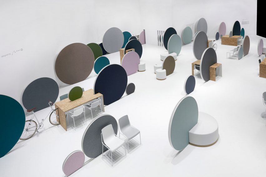 Rolling workspace by Nendo