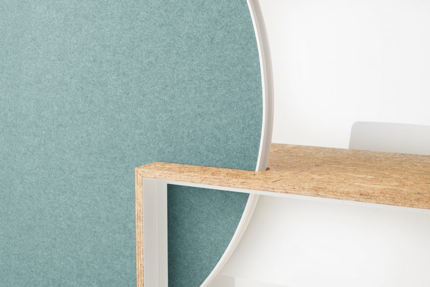Rolling workspace by Nendo