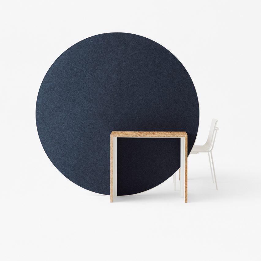 Rolling workspace by Nendo