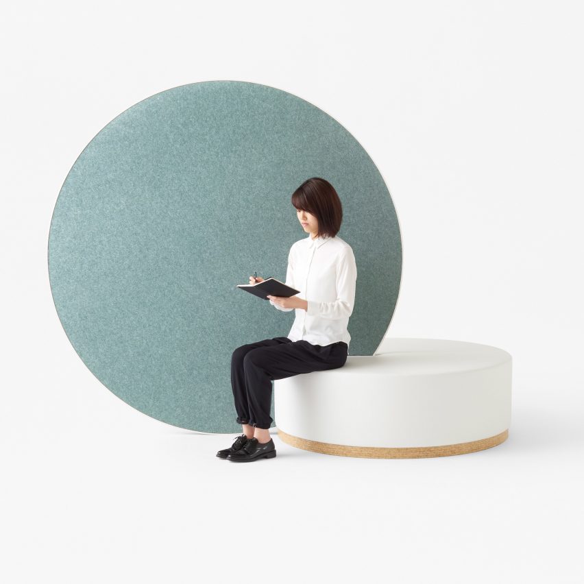 Rolling workspace by Nendo