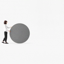 Rolling workspace by Nendo