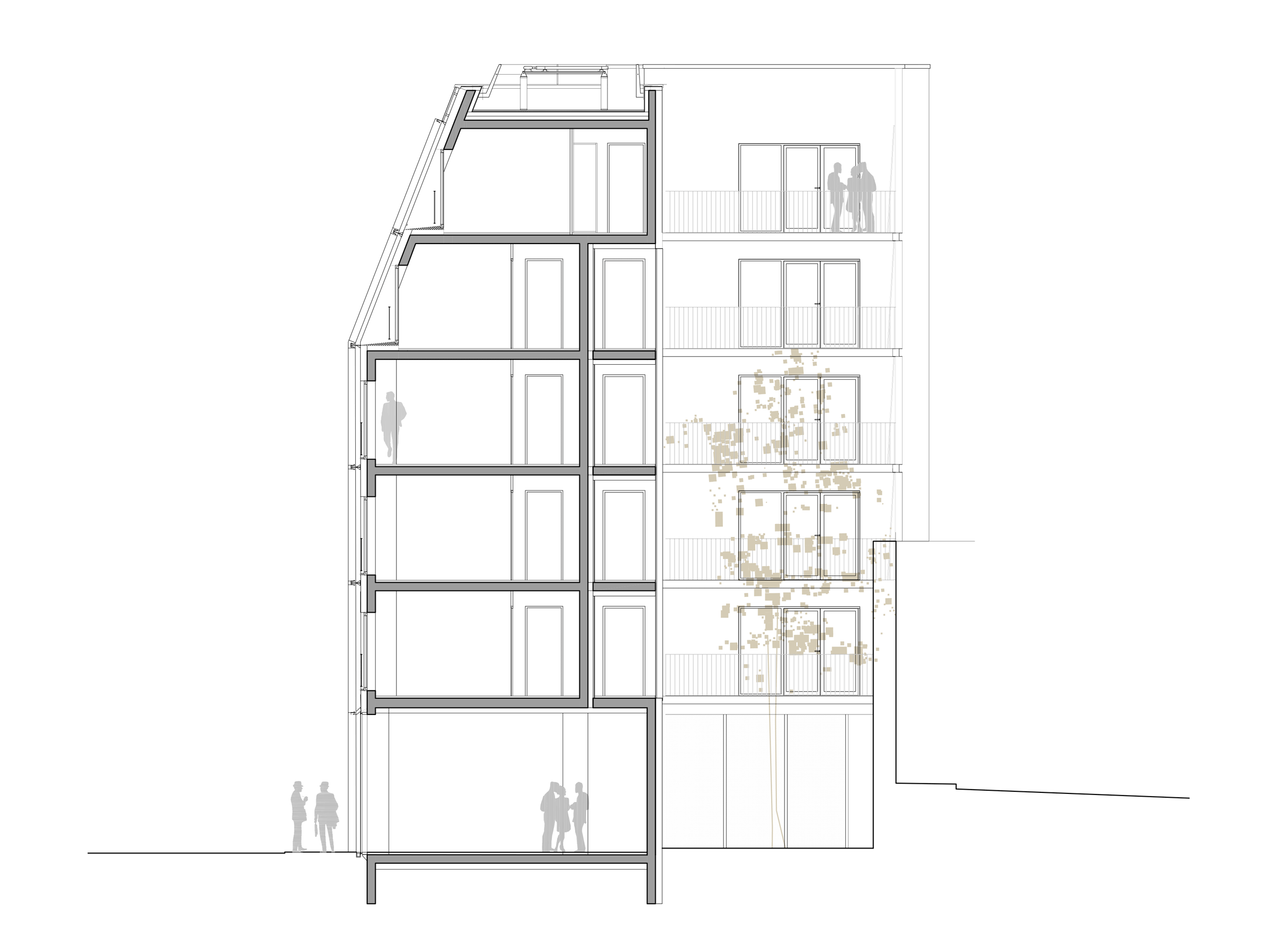 10 Housing Units Castagnary by DFA