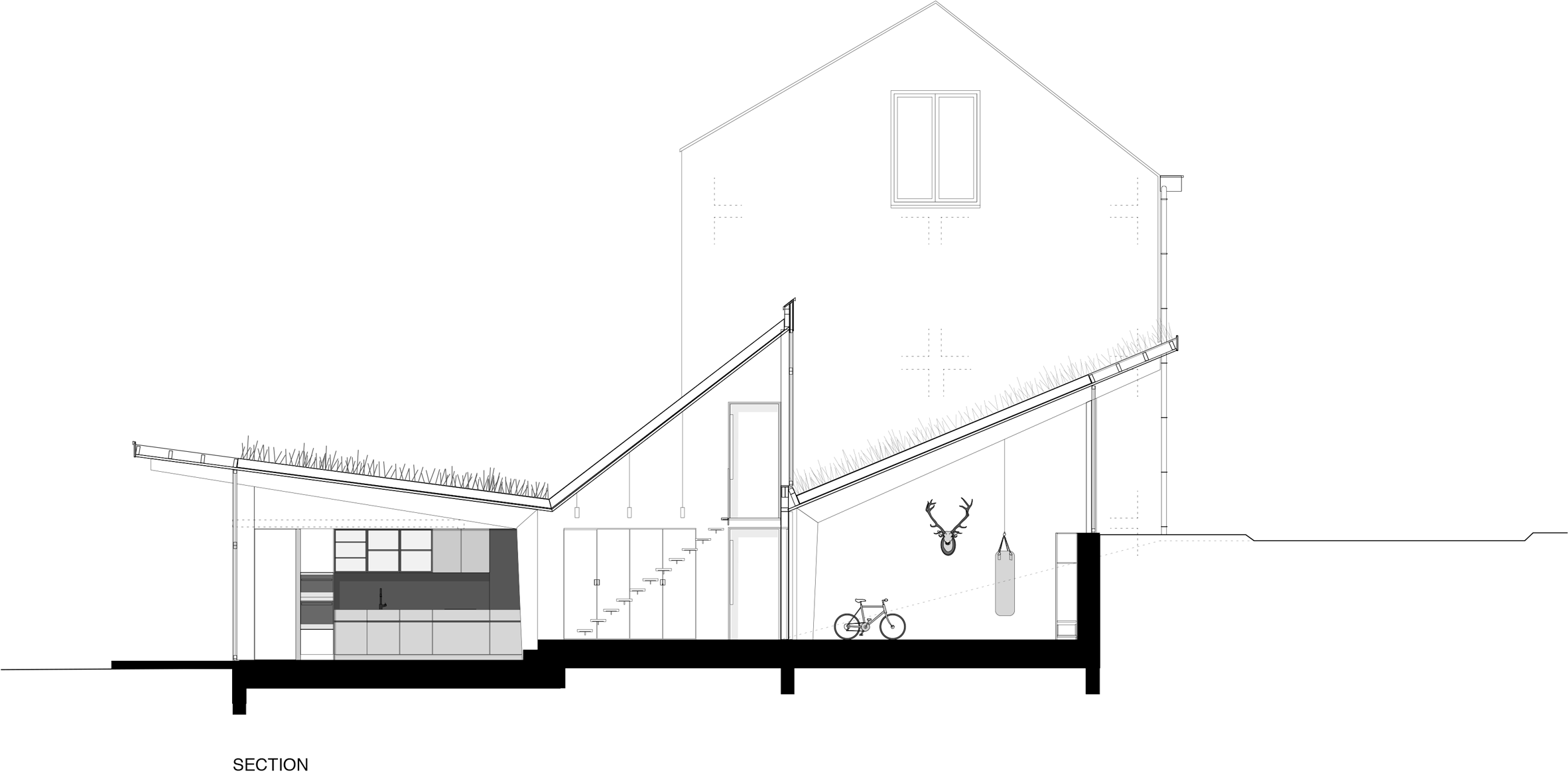 Semi-detached house by Rob Mols and Studio K