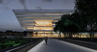 Shanghai Library by Schmidt Hammer Lassen Architects