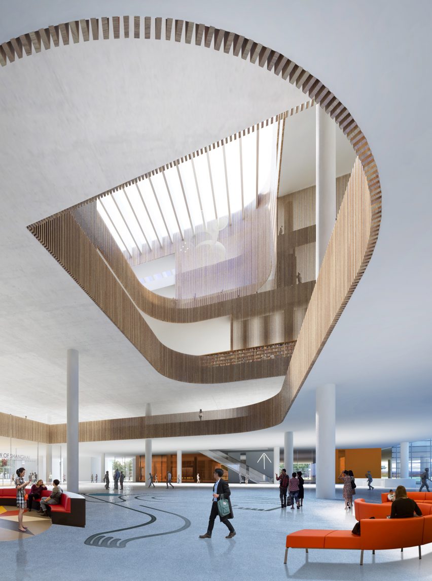 Shanghai Library by Schmidt Hammer Lassen Architects