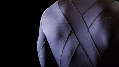 Sportswear with built-in kinesiology tape by Python Performance