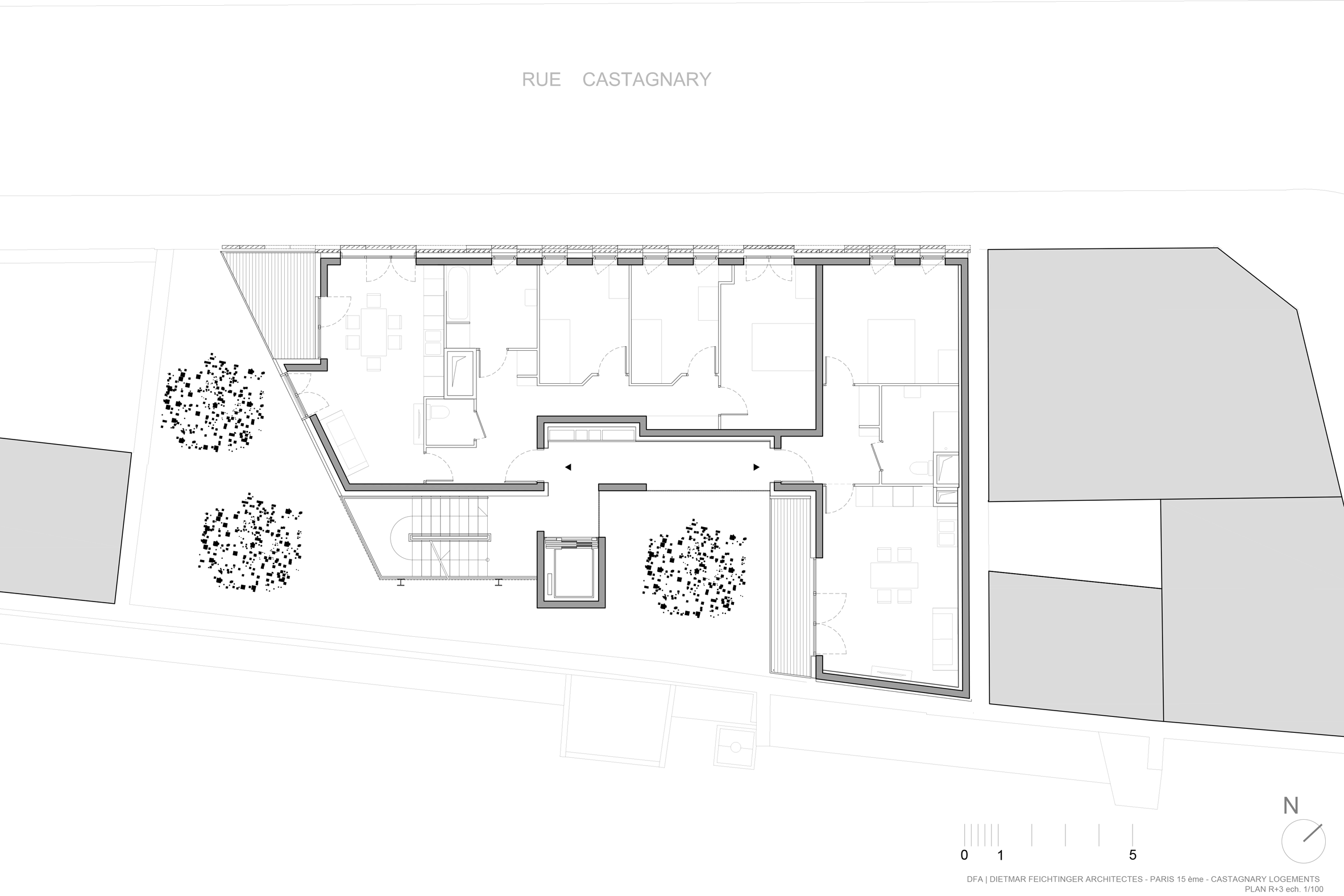 10 Housing Units Castagnary by DFA
