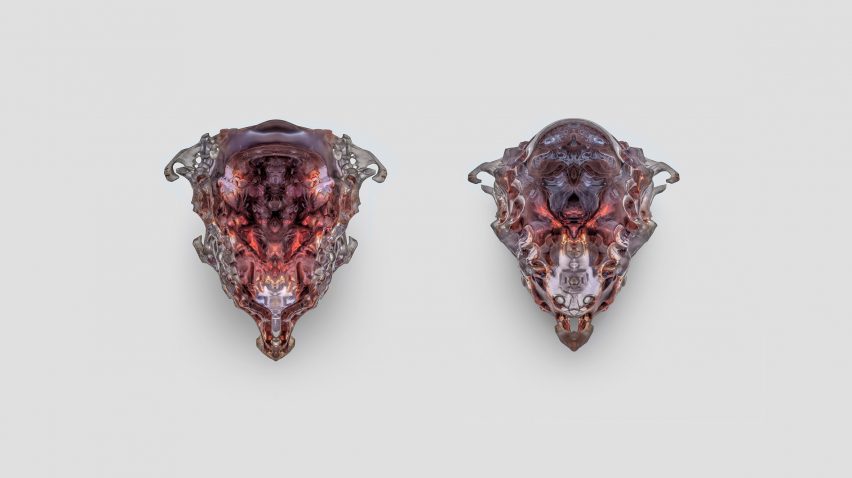 Vesper death mask by Neri Oxman from Dezeen Events Guide February 2022