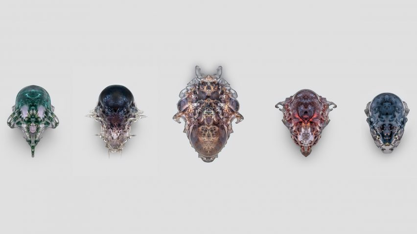Neri Oxman creates 3D-printed versions of ancient death masks
