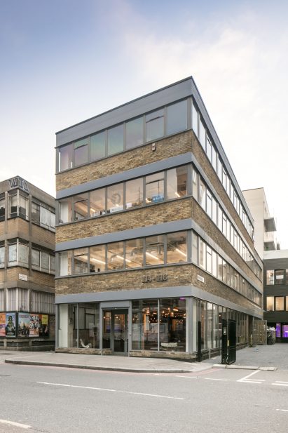 Jaguar Land Rover's InMotion space on Curtain Road, Shoreditch