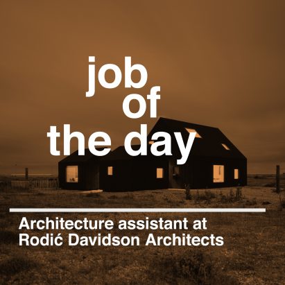 Job of the day: architecture assistant at Rodić Davidson Architects