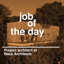 Job of the day: project architect at Baca Architects