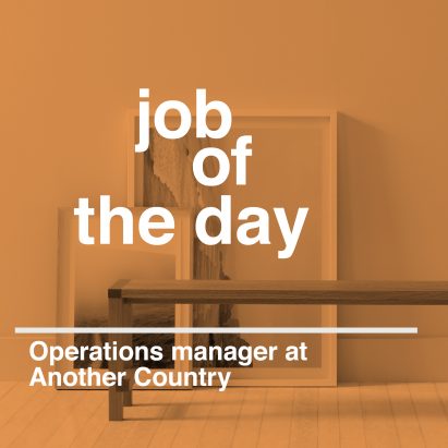 Job of the day: operations manager at Another Country