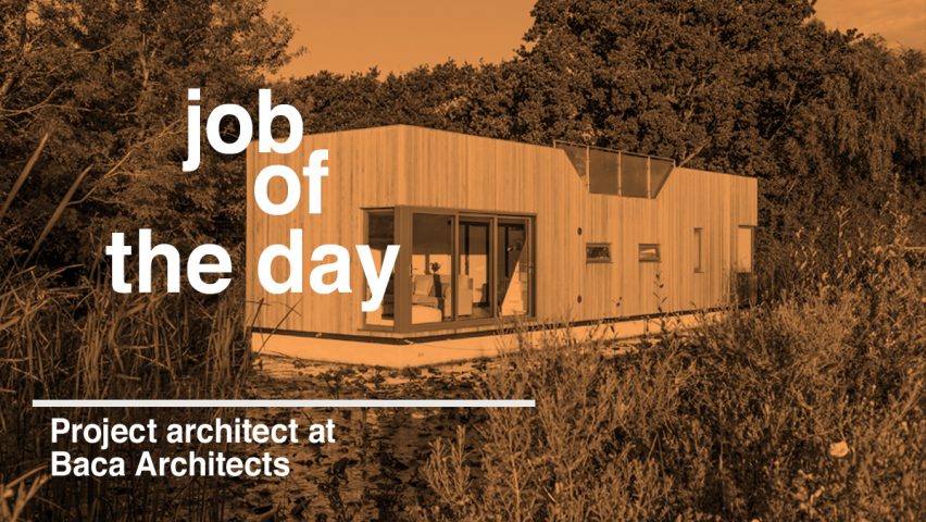 Job of the day: project architect at Baca Architects