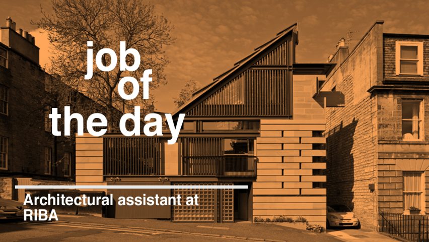Job of the day: architectural assistant at RIBA
