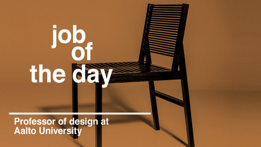 Job of the day: professor of design at Aalto University