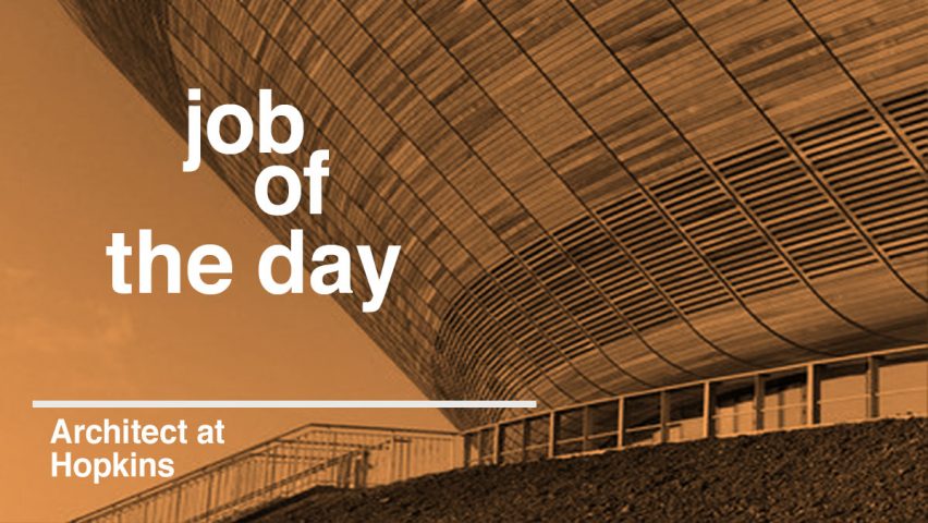 Job of the day: architect at Hopkins Architects