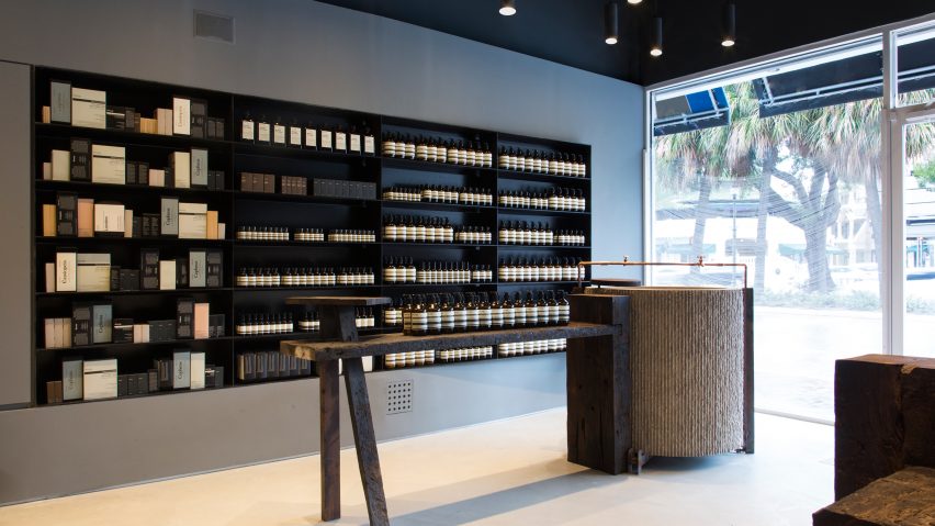 Frida Escobedo designs Aesop stores for Tampa and Coconut Grove in Florida