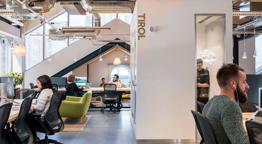 Airbnb Dublin Office interior