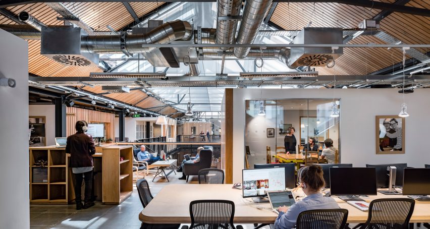 Airbnb Dublin Office interior