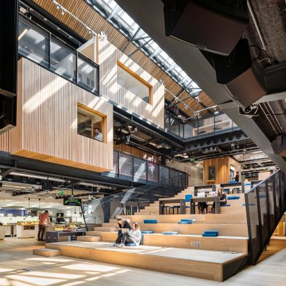 Airbnb unveils new headquarters in a disused Dublin warehouse
