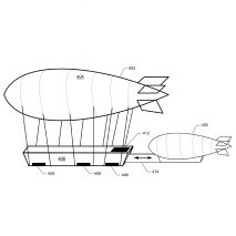 Amazon files patent for flying warehouses filled with drones