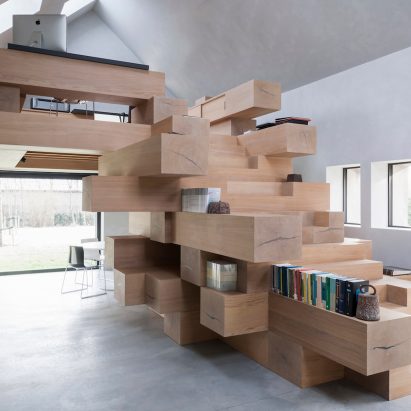 Barn conversion in West Flanders by Studio Farris