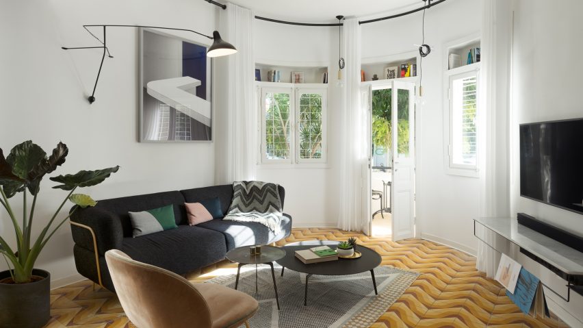 Bauhaus apartment in Tel Aviv renovated to highlight its history