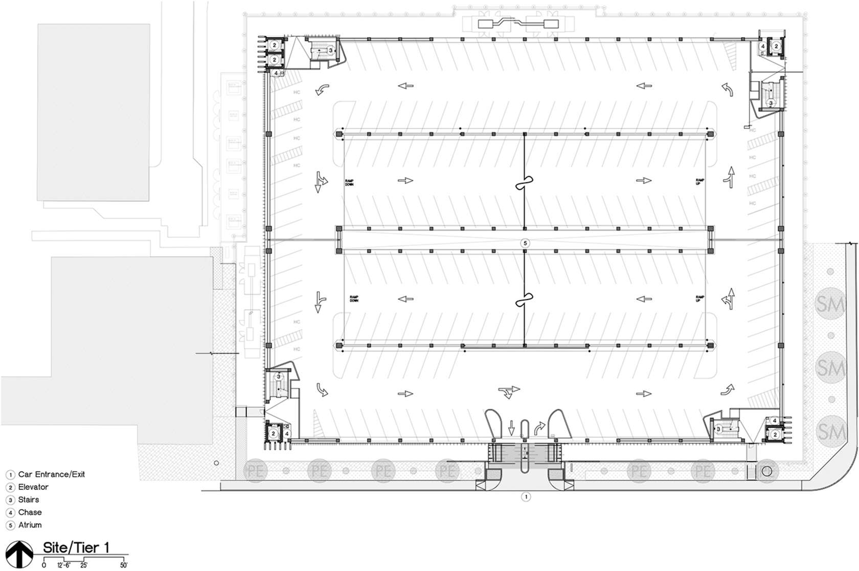 Chesapeake Car Park 4 by Elliott + Associates Architects