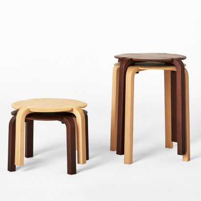 Clover stools for TAIYOU&C Japan - written