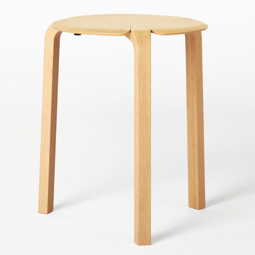 Clover stools for TAIYOU&C Japan - written
