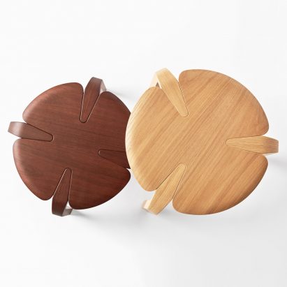 Richard Hutten designs stackable clover-shaped stools