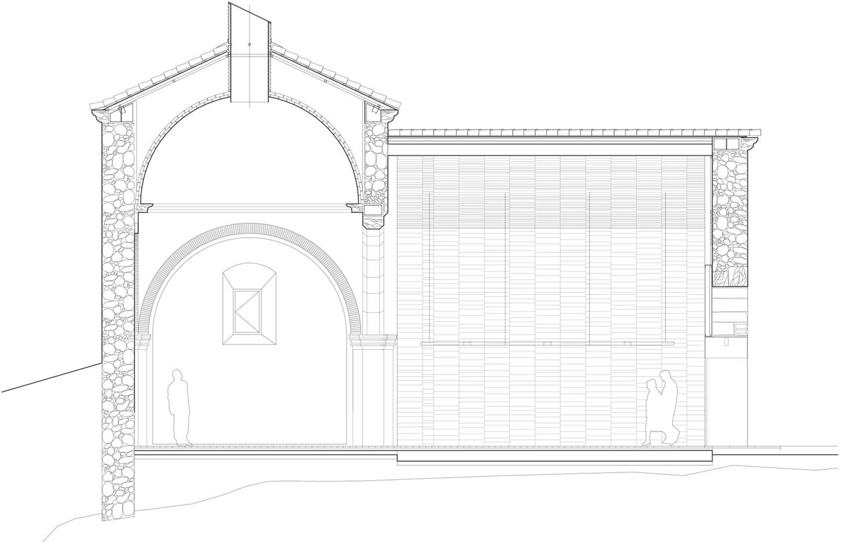 Cultural Center in Jarandilla by Héctor Fernández Elorza and Manuel Fernández Ramírez
